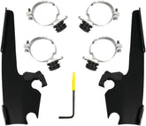 Memphis Shades Hd Memphis Fats / Slim Trigger-Lock® Mounting Hardware, Black - 16-22 Sportster Windshield Hardware Kits Memphis Shades