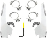 Memphis Shades Hd Memphis Fats / Slim Trigger-Lock® Mounting Hardware, Polished - 16-22 Sportster Windshield Hardware Kits Memphis Shades