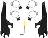 Memphis Shades Hd Batwing Fairing Trigger-Lock® Mounting Hardware, Black - 16-22 Sportster Windshield Hardware Kits Memphis Shades