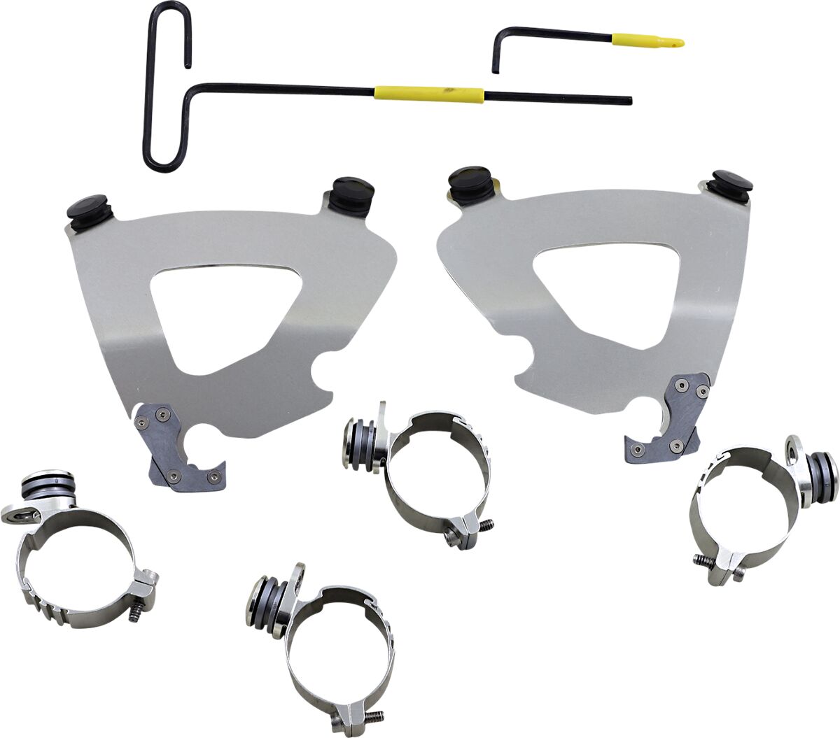 Memphis Shades Hd Mnt Kt Gau 16+ Xl12 X Pol Windshield Hardware Kits Memphis Shades