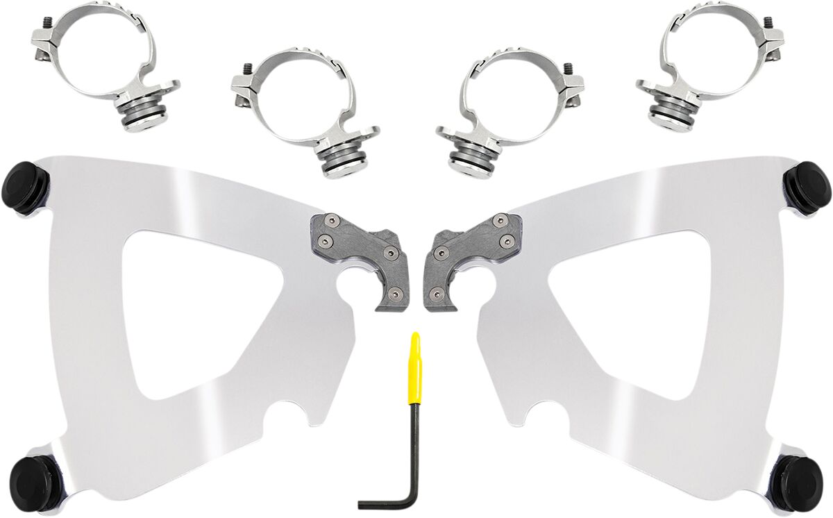 Memphis Shades Hd Road Warrior® Fairing Trigger-Lock® Mounting Hardware, Black - 16-22 Sportster Windshield Hardware Kits Memphis Shades