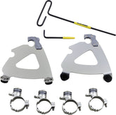 Memphis Shades Hd Memphis Fats / Slim Trigger-Lock® Mounting, Polished - 11-19 Sportster Windshield Hardware Kits Memphis Shades