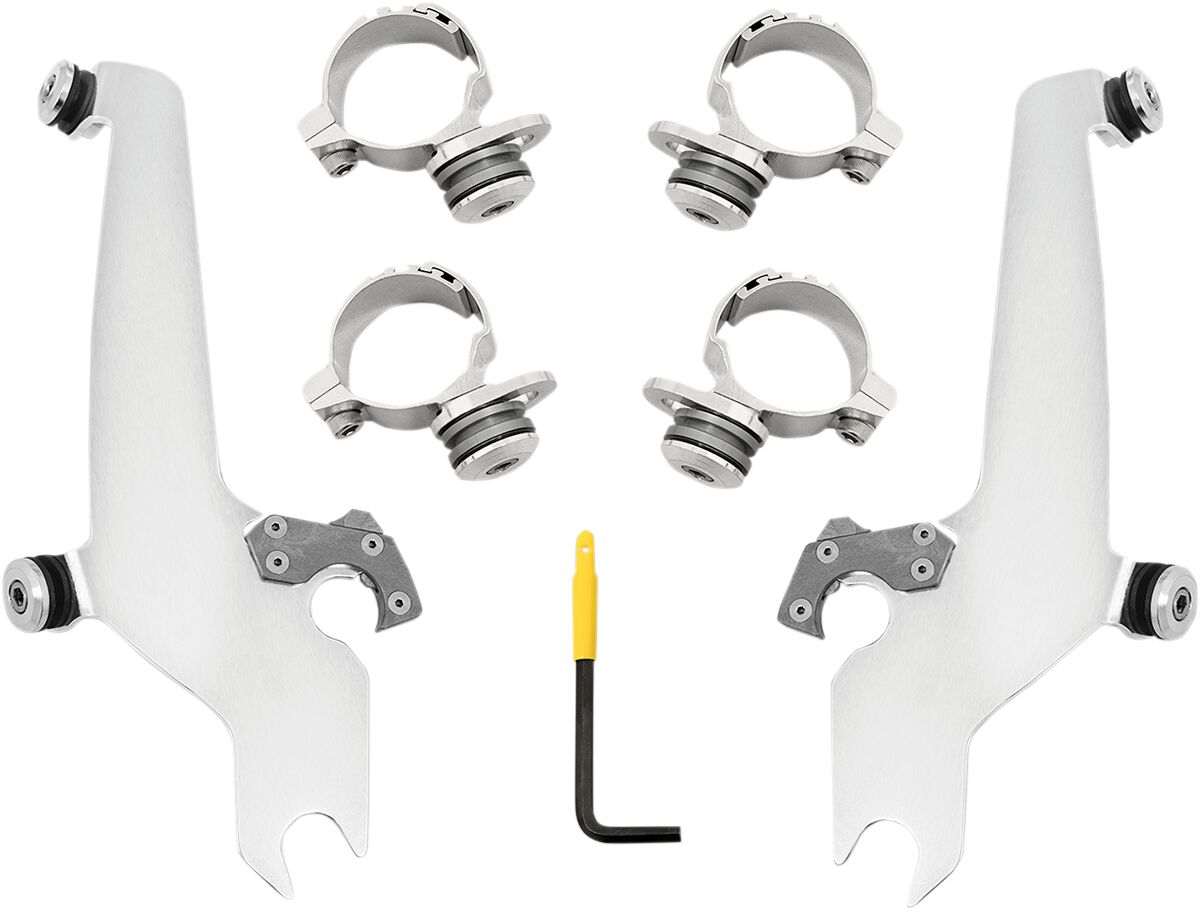 Memphis Shades Metric Mounting Kit Trigger Lock Sportshield Windshield Polished Windshield Hardware Kits Memphis Shades