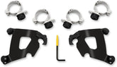 Memphis Shades Metric Mounting Kit Trigger Lock Cafe Fairing Black Windshield Hardware Kits Memphis Shades
