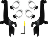 Memphis Shades Metric Mnt Kt Ss Chief Blk Windshield Hardware Kits Memphis Shades