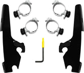 Memphis Shades Metric Mnt Kt F/S Chief Blk Windshield Hardware Kits Memphis Shades