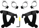 Memphis Shades Metric Mnt Kt Rd Warr Chief Blk Windshield Hardware Kits Memphis Shades