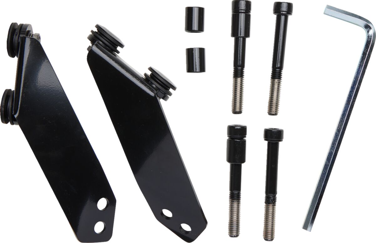 Memphis Shades Metric Lwrs Mnt Ind Chief Blk Windshield Hardware Kits Memphis Shades