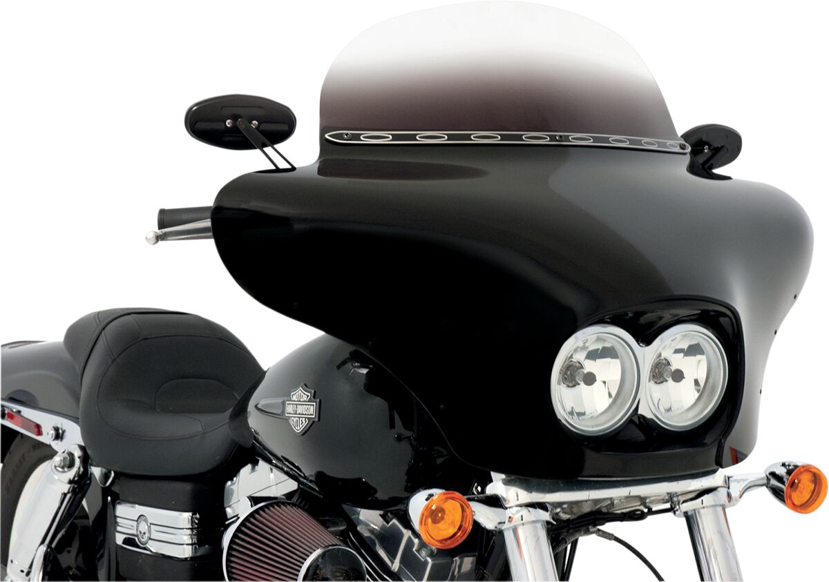 Batwing Fairing, Black Fairing Memphis Shades