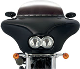 Memphis Shades Hd Batwing Fairing, Black Fairings Memphis Shades