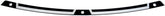Klock Werks Trim Windshield Flw Flh Black Contrast Misc Windshield & Fairing Parts Klock Werks