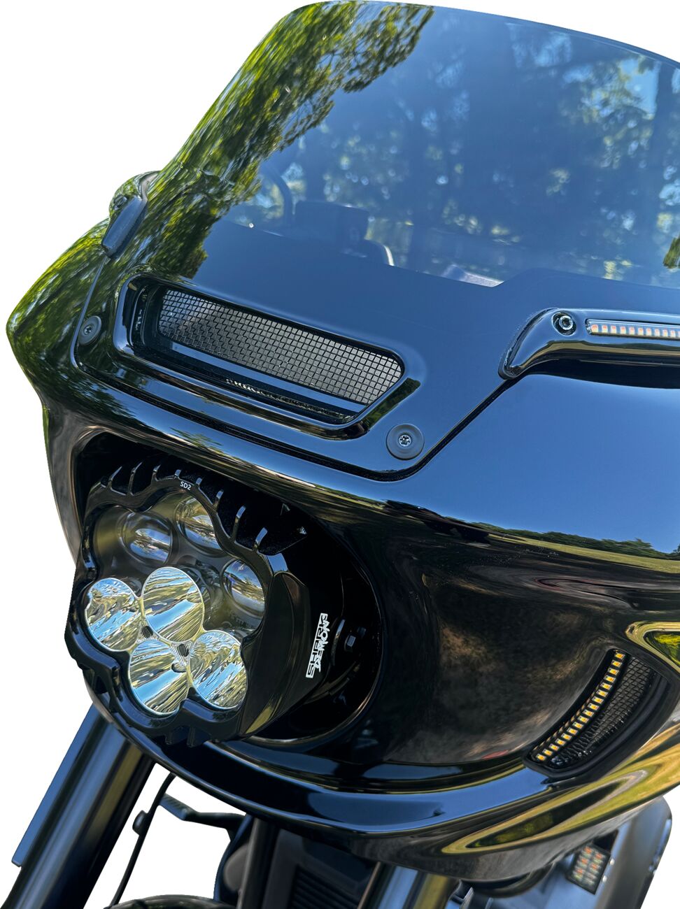 Insert Fairing Black Mesh Custom Dynamics