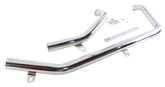 Upsweep Header Set Chrome Fxst86 99 Upswept Exhaust Header V Twin Mfg Default Title
