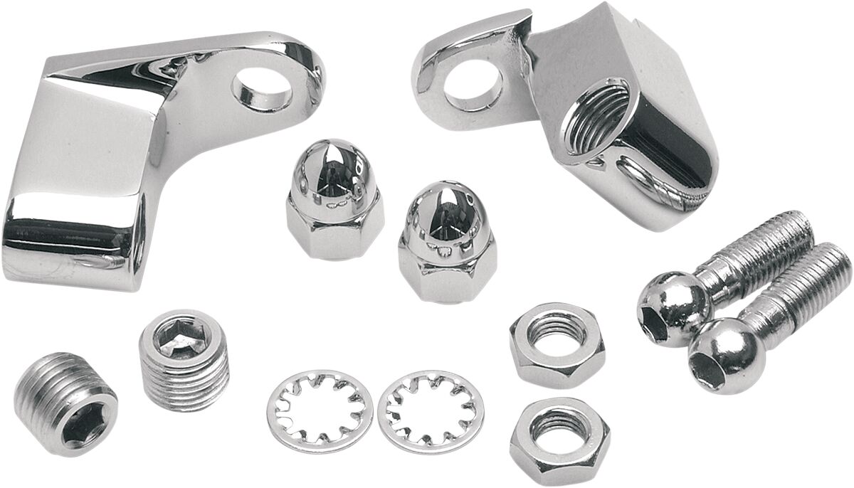 Drag Specialties Front Turn Signal Mount Kit Chrome Hardware Kits Drag Specialties