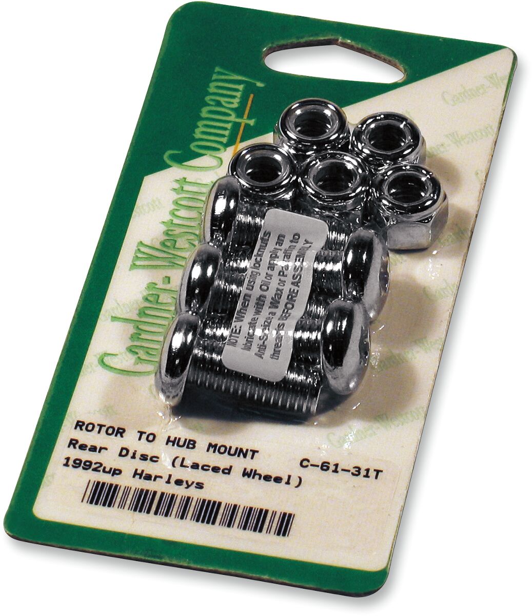 Gardner Westcott Bolt Set Rotor Lace Chr Brake Rotor Bolt Kits Gardner Westcott
