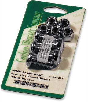 Gardner Westcott Bolt Set Rotor Lace Chr Brake Rotor Bolt Kits Gardner Westcott