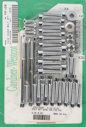 Gardner Westcott Side Cover Kit Smooth Steel Custom Replacement Chrome Natural Primary Mount Kits Gardner Westcott