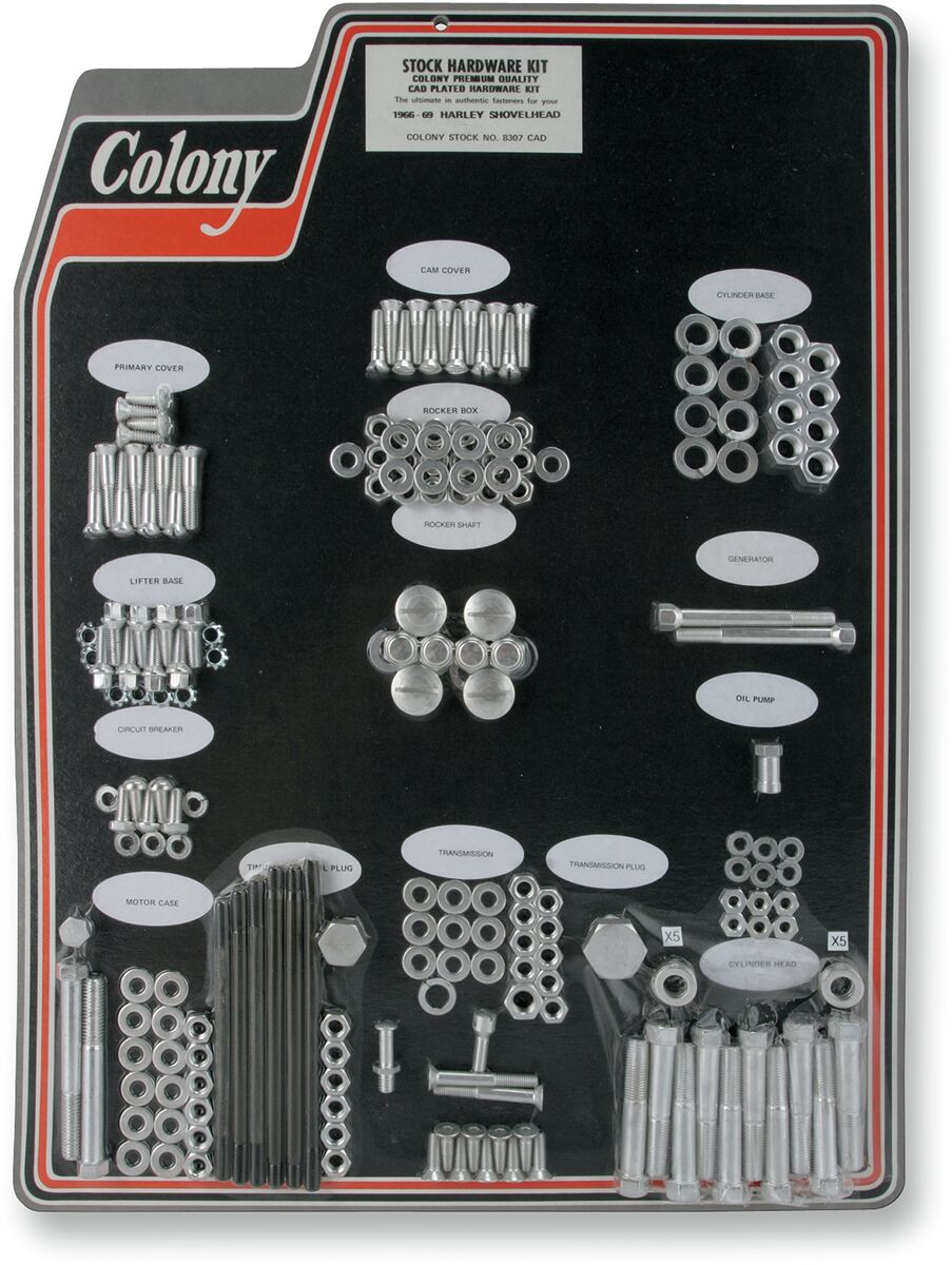 Colony Kit Hardware 66 69 Cad HARDWARE KITS - APPLICATION RE Colony