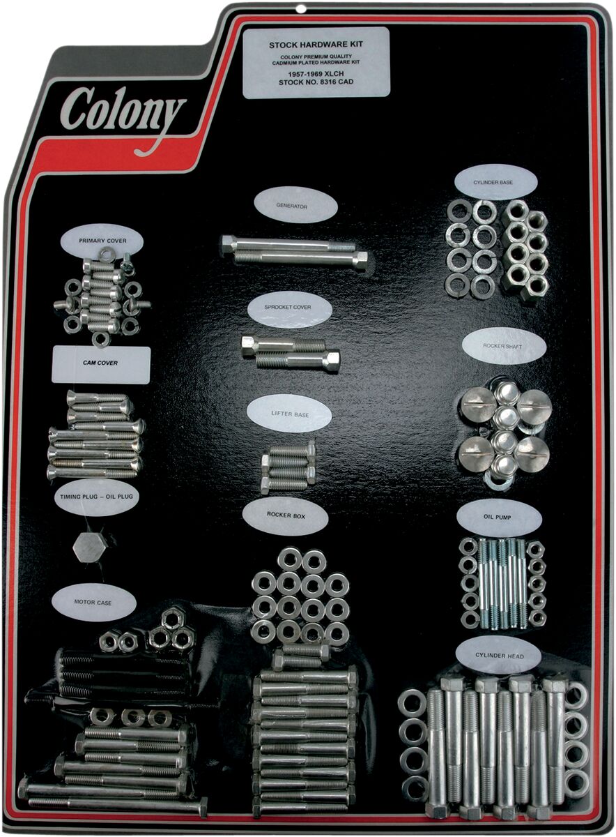 Colony Kit Hardware 57 66 Xlch HARDWARE KITS - APPLICATION RE Colony