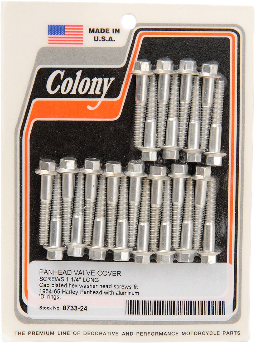 Colony Screws Valve Cvr Cad HARDWARE KITS - APPLICATION RE Colony