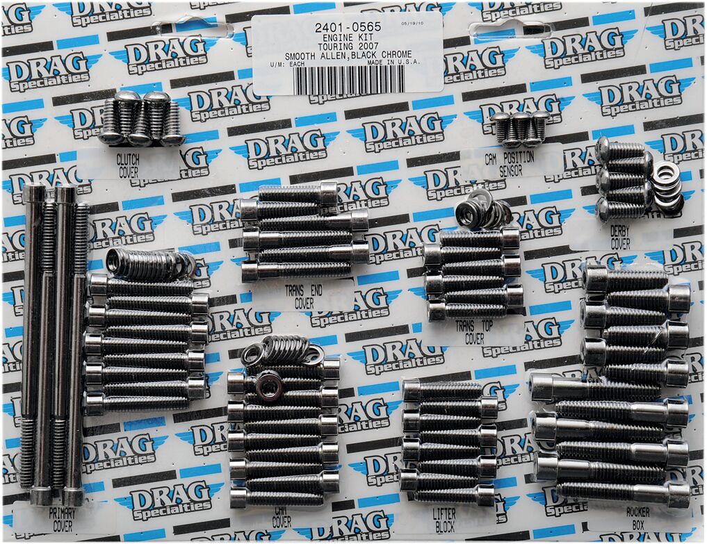 Drag Specialties Bolt Kt Motor 07 16 Fl Sm HARDWARE KITS - APPLICATION RE Drag Specialties