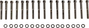 Drag Specialties Black Chrome Socket Head Primary Cover Bolt Kit Smooth Hardware Kits Drag Specialties