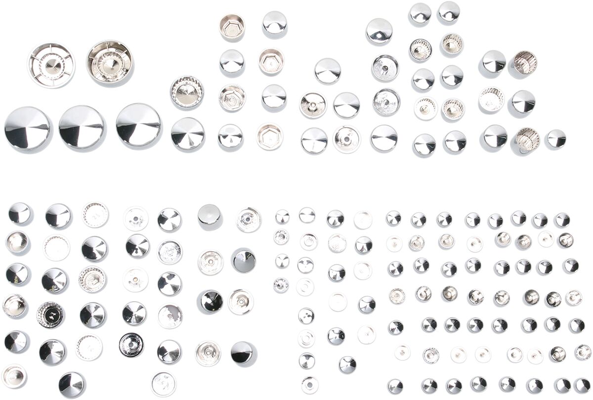 Drag Specialties Covers Bolt 06 17 Fxd Chr HARDWARE KITS - APPLICATION RE Drag Specialties