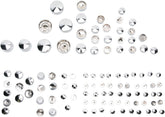 Drag Specialties Bolt Cover Kit Deluxe Chrome Hardware Kits Drag Specialties