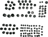 Drag Specialties Bolt Cover Kit Standard Black Hardware Kits Drag Specialties
