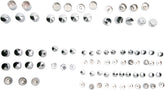Drag Specialties Bolt Cover Kit Standard Chrome Hardware Kits Drag Specialties