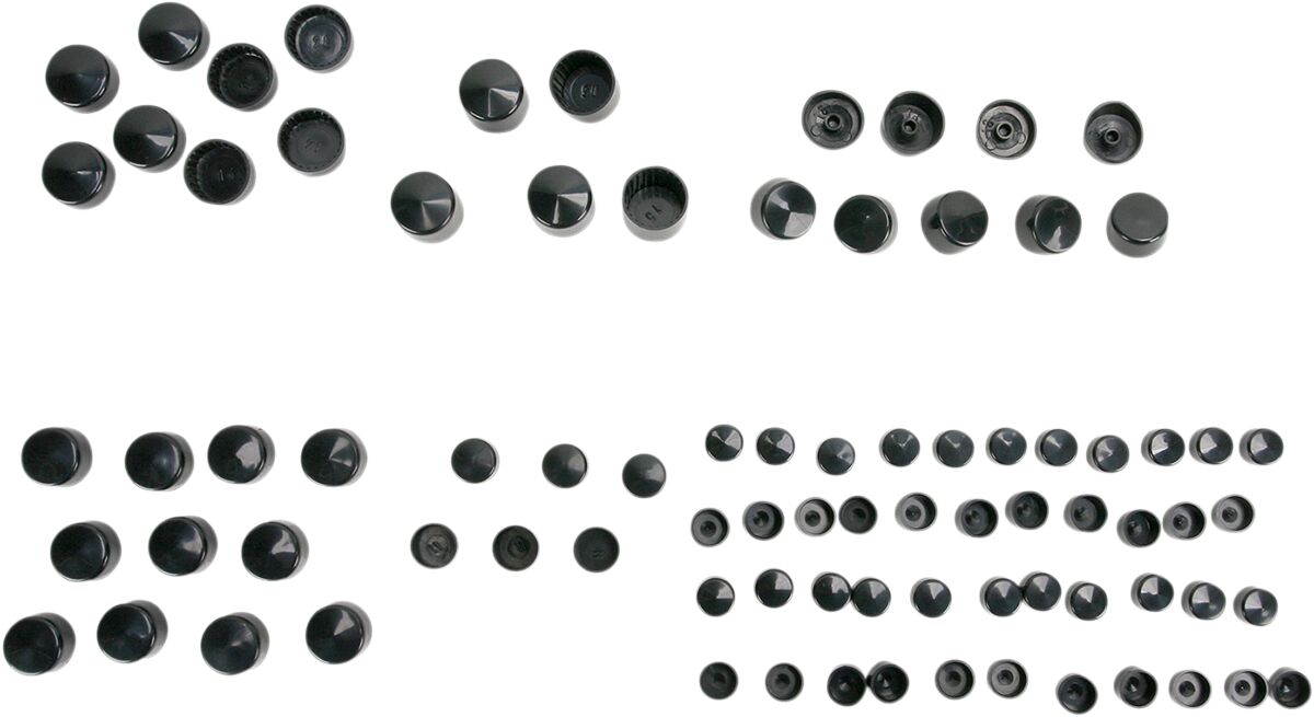 Drag Specialties Covers Bolt 99 06 Fl Blk HARDWARE KITS - APPLICATION RE Drag Specialties