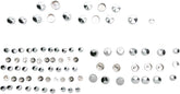 Drag Specialties Bolt Cover Kit Standard Chrome Hardware Kits Drag Specialties