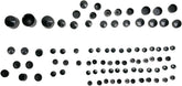 Drag Specialties Bolt Cover Kit Standard Black Hardware Kits Drag Specialties