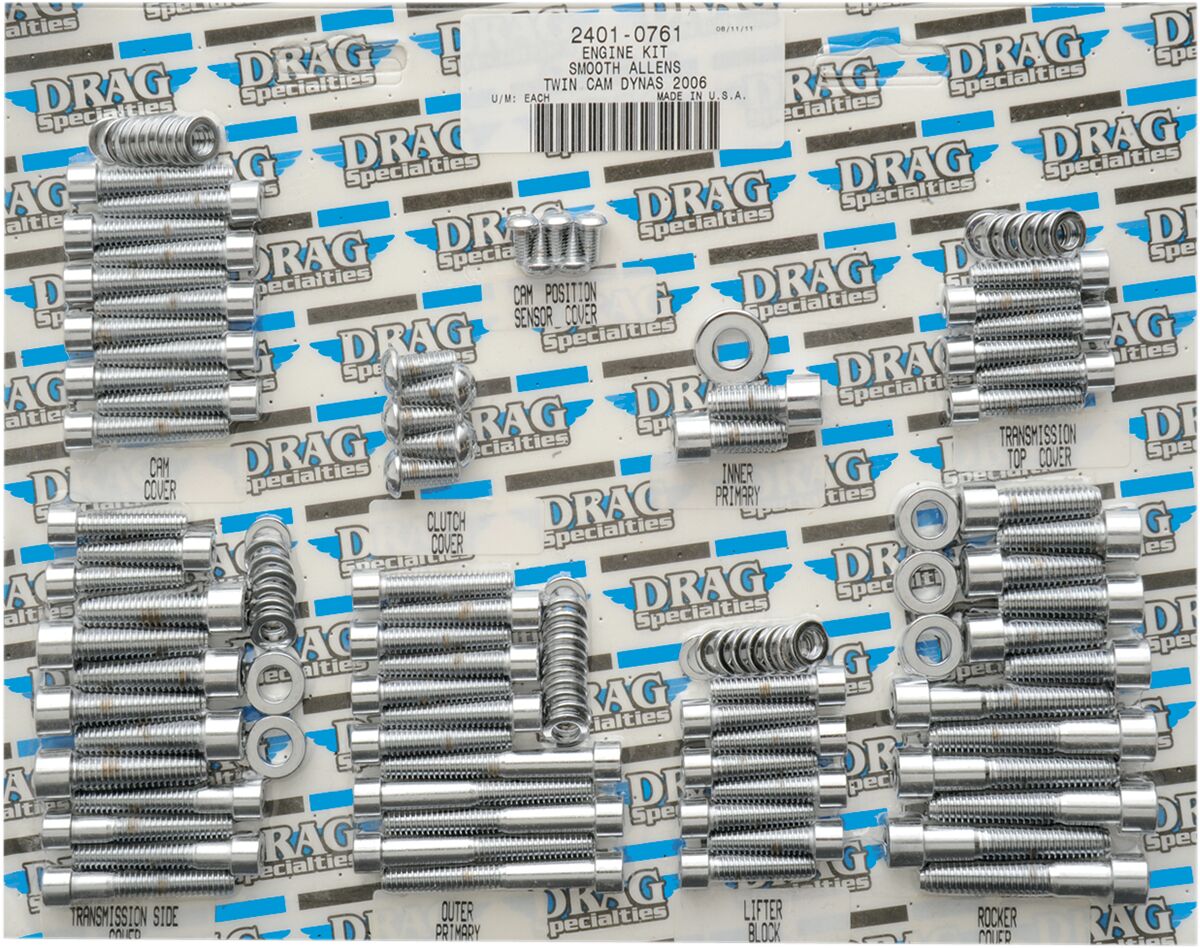 Drag Specialties Bolt Kt Motor Smth Fxd06 HARDWARE KITS - APPLICATION RE Drag Specialties