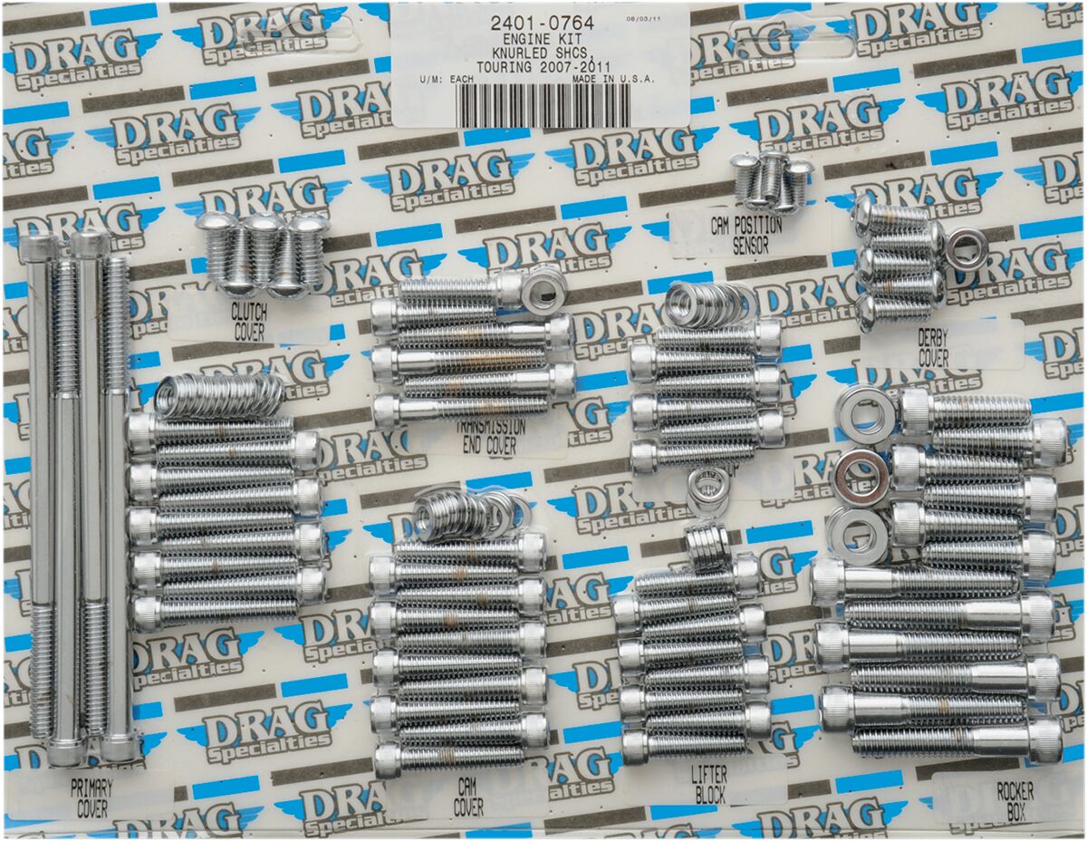 Drag Specialties Bolt Kt Mtr Knrl Fl 07 16 HARDWARE KITS - APPLICATION RE Drag Specialties