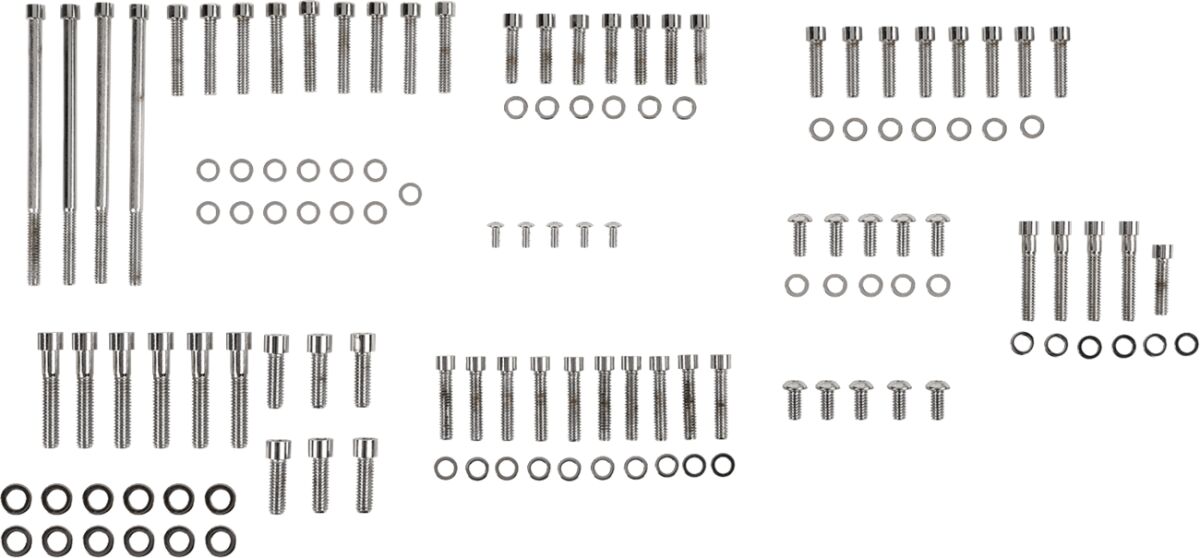 Drag Specialties Bolt Kt Mtr Smth Fl 07 16 HARDWARE KITS - APPLICATION RE Drag Specialties