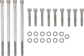 Drag Specialties Chrome Socket Head Primary Cover Bolt Kit Smooth Hardware Kits Drag Specialties