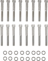 Drag Specialties Chrome Socket Head Primary Cover Bolt Kit Knurled Hardware Kits Drag Specialties