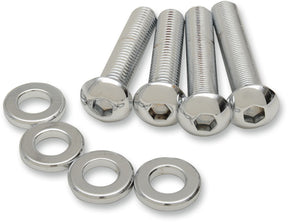 Drag Specialties Shock Rear Mount Kit Chrome Hardware Kits Drag Specialties