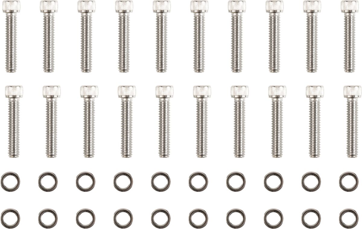 Drag Specialties Bolt Kit M8 Rkrcov K Al Ch HARDWARE KITS - APPLICATION RE Drag Specialties