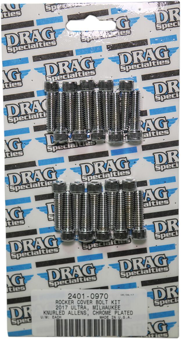 Drag Specialties Bolt Kit M8 Rkrcov K Al Ch HARDWARE KITS - APPLICATION RE Drag Specialties