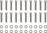 Drag Specialties Bolt Kit M8 Rocker Box Smooth Socket Head Chrome Hardware Kits Drag Specialties