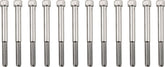Drag Specialties Bolt Kit M8 Crankcase Knurled Allen Head Chrome Hardware Kits Drag Specialties