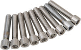 Drag Specialties Bolt Kit M8 Cam Cover Smooth Socket Head Chrome Hardware Kits Drag Specialties