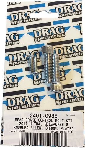 Drag Specialties Bolt Kit M8 Rbrake K Al Ch HARDWARE KITS - APPLICATION RE Drag Specialties