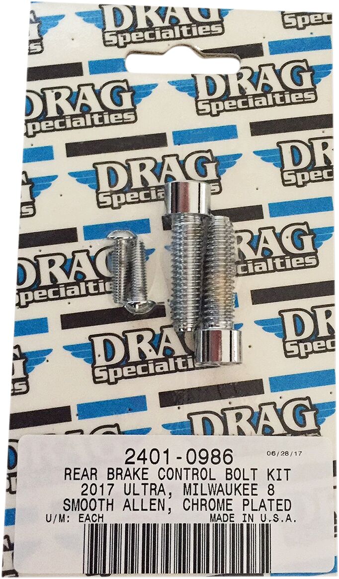 Drag Specialties Bolt Kit M8 Rbrake S Al Ch HARDWARE KITS - APPLICATION RE Drag Specialties