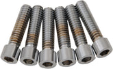Drag Specialties Bolt Kit M8 Tranmission Top Cover Smooth Socket Head Chrome Drag Specialties Default Title