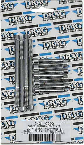 Drag Specialties Bolt Kit M8 Outprm S Al Ch HARDWARE KITS - APPLICATION RE Drag Specialties