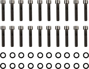 Drag Specialties Bolt Kit M8 Rocker Box Smooth Socket Head Black Hardware Kits Drag Specialties