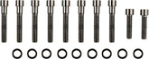Drag Specialties Bolt Kit M8 Side Cover Tranmission Smooth Socket Head Black Hardware Kits Drag Specialties